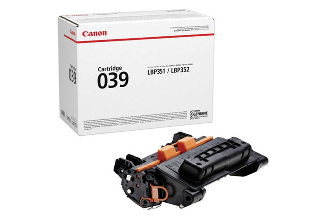 Тонер-картридж 039 BK Canon i-SENSYS LBP-351, LBP-352 11К (O) чёрный 0287C001 (Original)