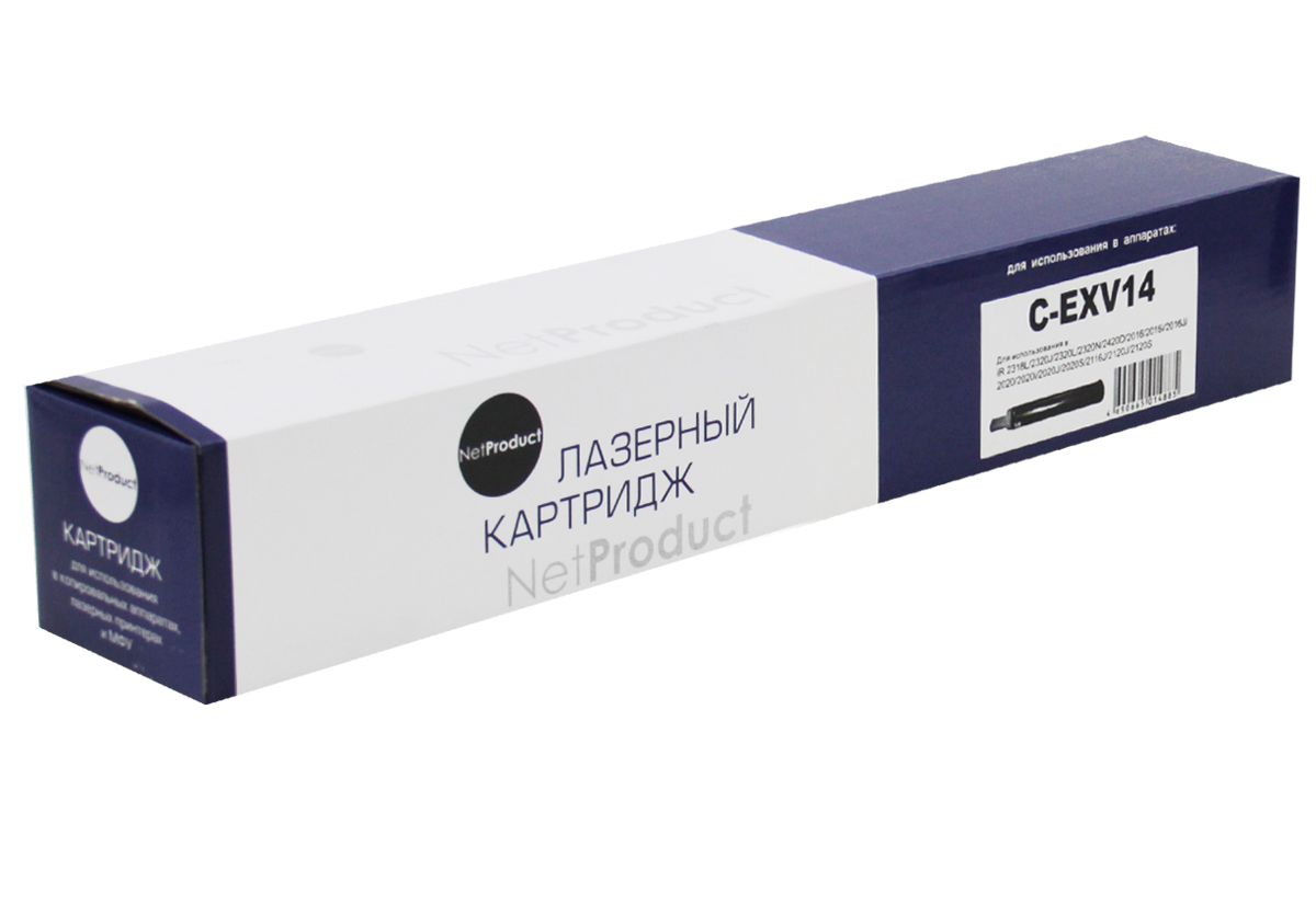 Тонер-картридж NetProduct (N-C-EXV14) для Canon iR-2016/2018/2020/2022/2025, туба, 8,3K (NetProduct)