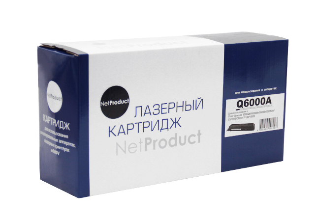 Картридж NetProduct (N-Q6000A) для HP CLJ 1600/2600/2605, Восстановленный, Bk, 2,5K (NetProduct)