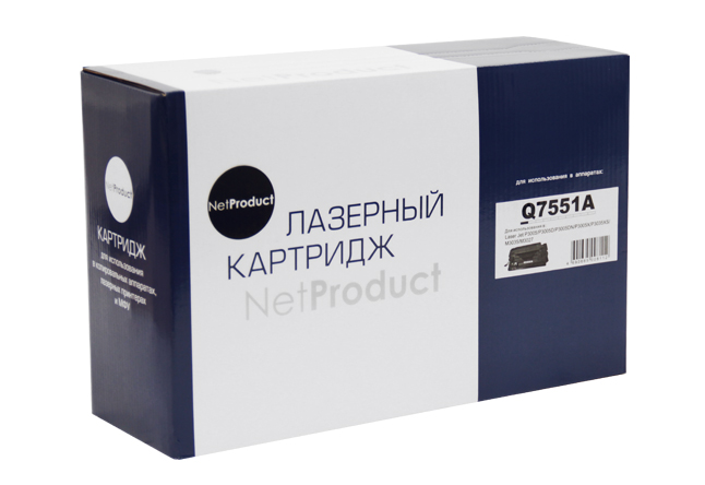 Картридж NetProduct (N-Q7551A) для HP LJ P3005/M3027MFP/M3035MFP, 6,5K (NetProduct)