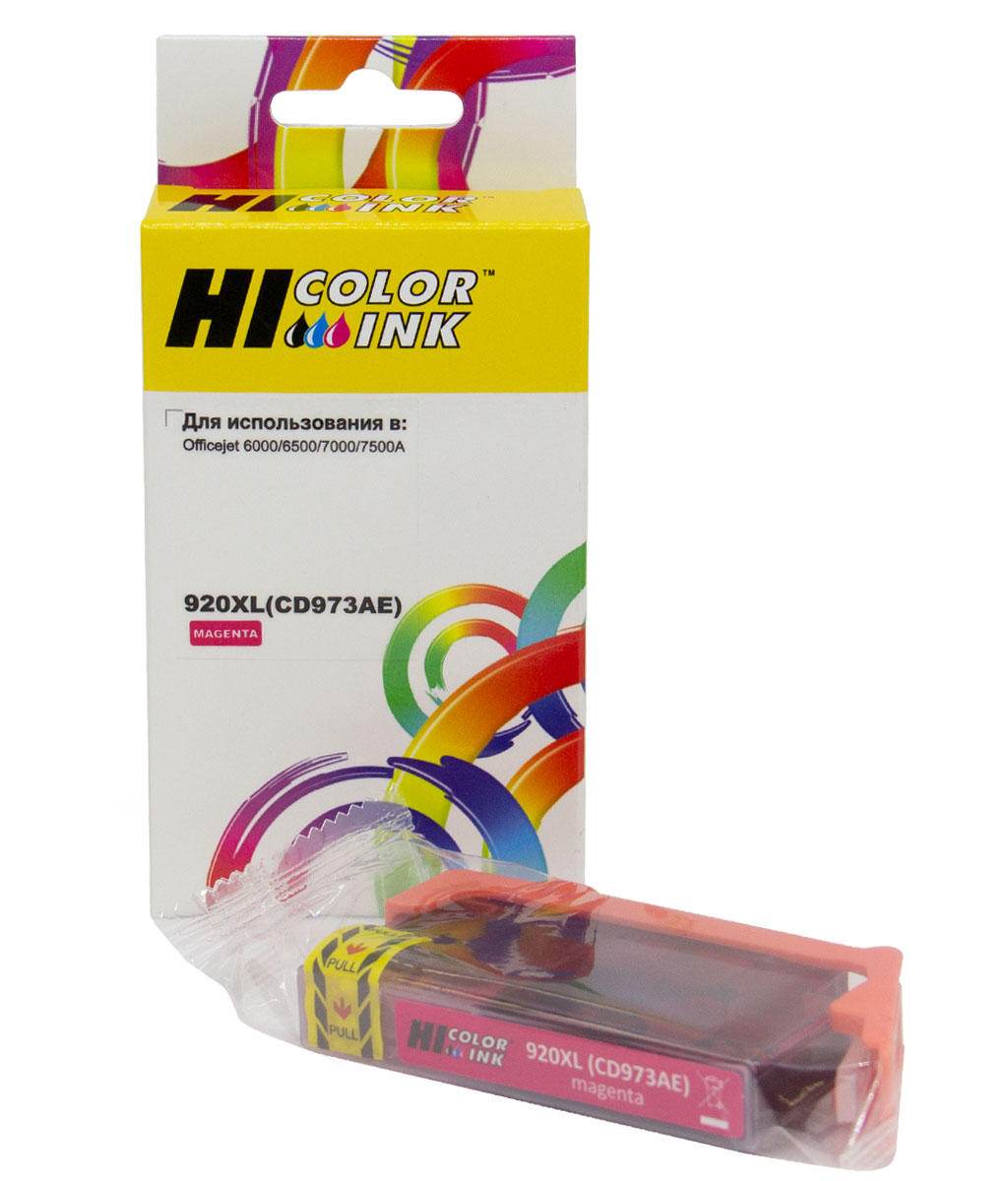 Картридж Hi-Black (HB-CD973AE) для HP Officejet 6000/6500/7000, №920XL, M (Hi-Black)