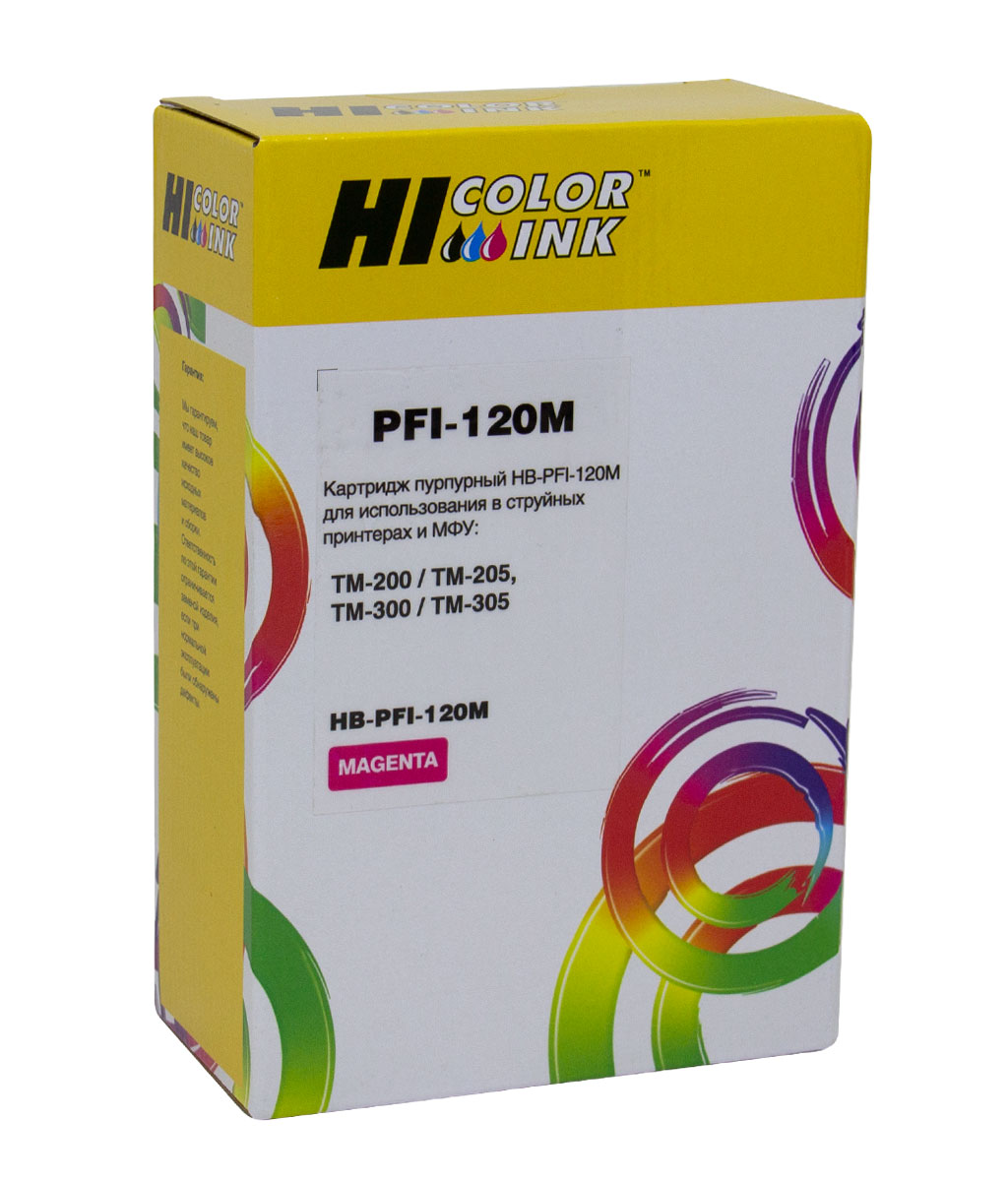 Картридж Hi-Black (PFI-120M) для Canon TM-200/205/300/305, M (Hi-Black)