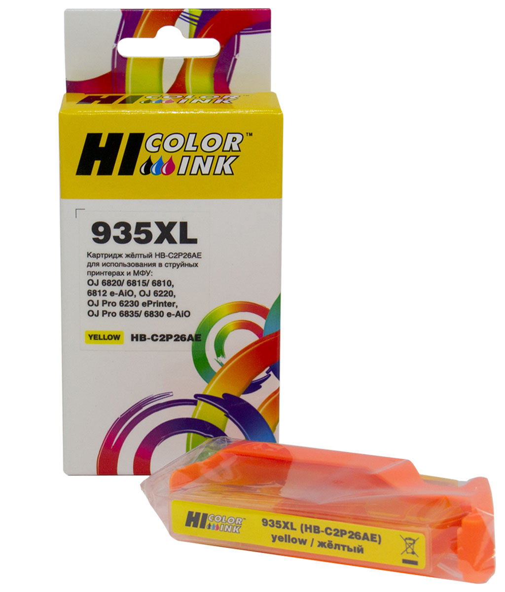 Картридж Hi-Black (HB-C2P26AE) для HP OJ Pro 6230/6830, №935XL, Y (Hi-Black)