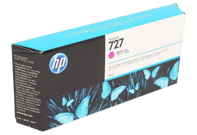 Картридж 727 для HP DJ T920/T1500, 300ml (O) magenta F9J77A (Original)