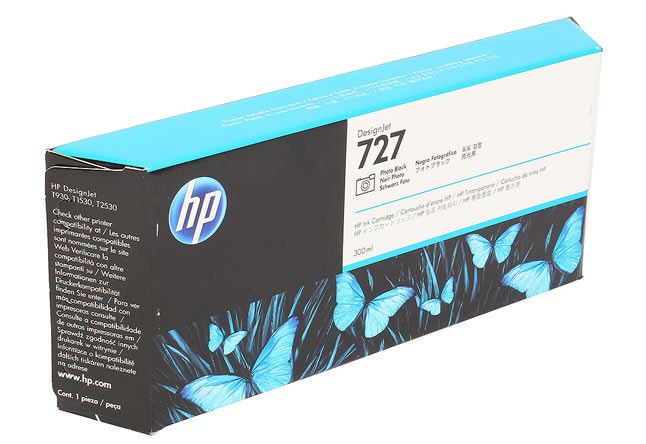 Картридж 727 для HP DJ T920/T1500, 300ml (O) Photoblack F9J79A