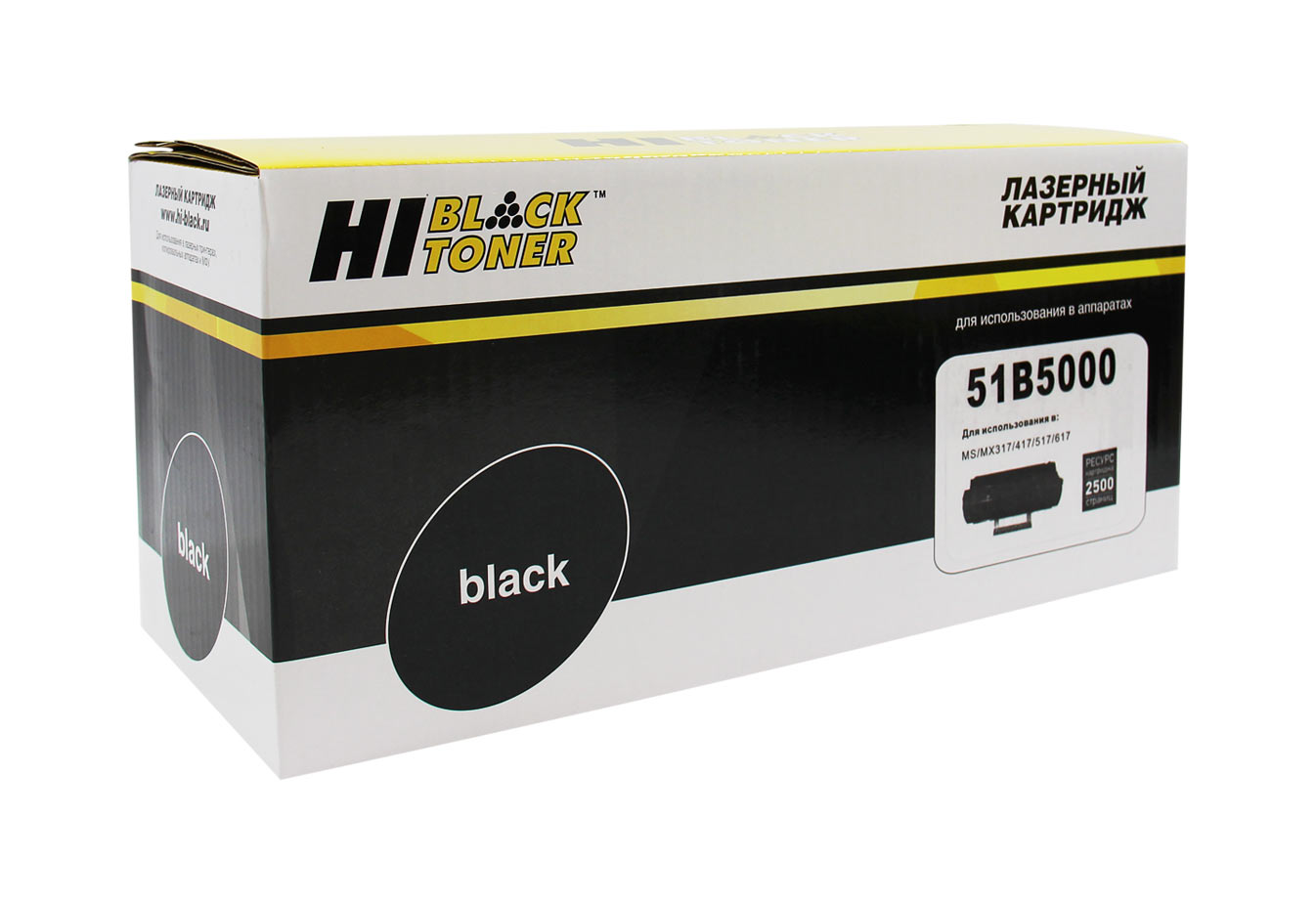 Тонер-картридж Hi-Black (HB-51B5000) для Lexmark MS/MX317/417/517/617, 2,5K (Hi-Black)