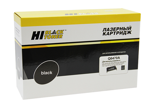 Картридж Hi-Black (HB-Q6470A) для HP CLJ 3600/3800/CP3505 Универс., Восстанов., Bk, 6K (Hi-Black)