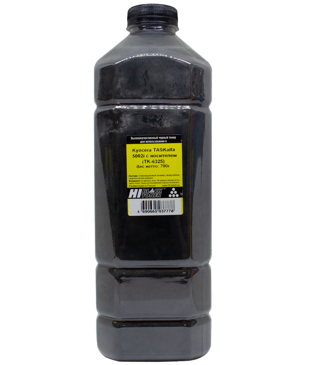 Тонер Hi-Black с носителем для KYOCERA TASKalfa 5002i (TK-6325), 700 г, канистра  (Hi-Black)