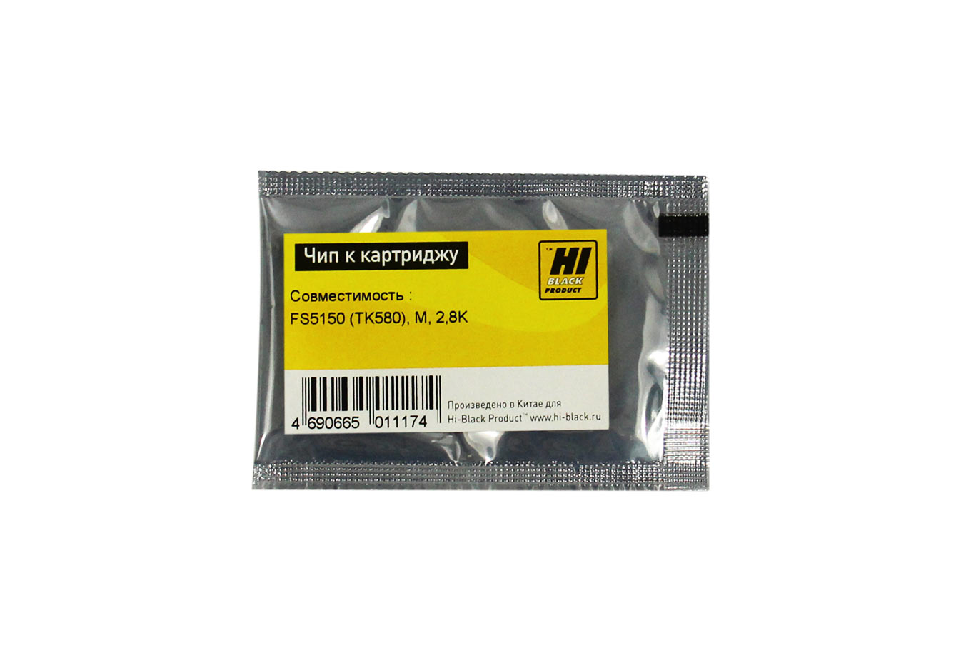 Чип Hi-Black к картриджу Kyocera FS-5150 (TK-580), M, 2,8K (Hi-Black)