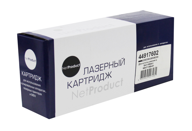 Тонер-картридж NetProduct (N-44917602) для OKI B431/MB491/MB461/MB471, 12K (NetProduct)