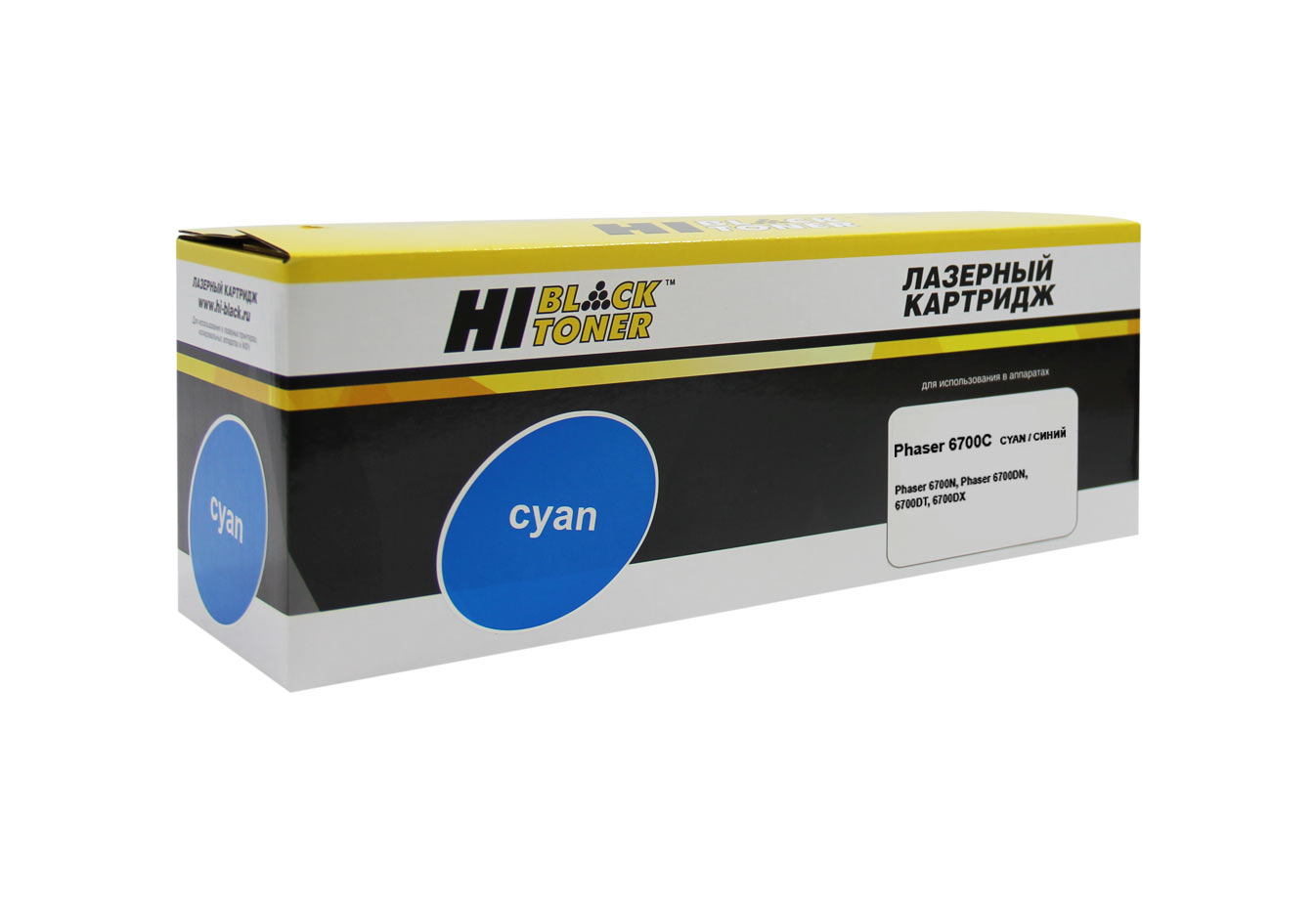 Тонер-картридж Hi-Black (HB-106R01523) для Xerox Phaser 6700, C, 12K (Hi-Black)