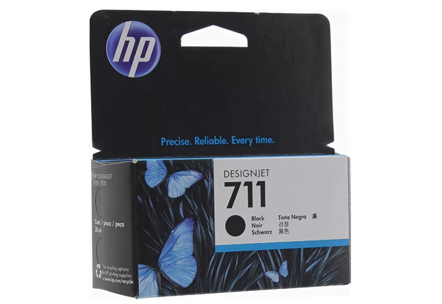 Картридж 711 для HP DJ T120/T520, 38мл (O) черный CZ129A (Original)