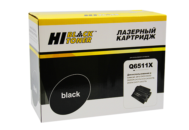 Картридж Hi-Black (HB-Q6511X) для HP LJ 2410/2420/2430, 12K (Hi-Black)
