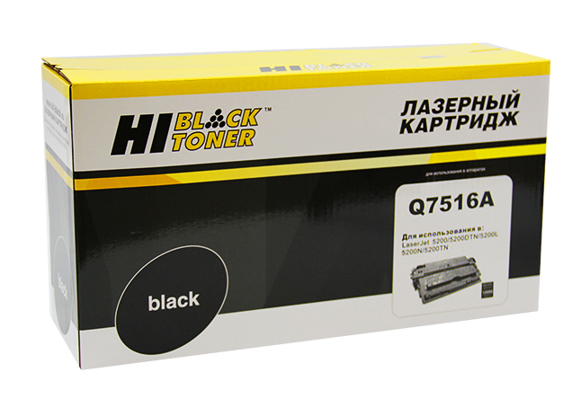 Картридж Hi-Black (HB-Q7516A) для HP LJ 5200, 12K (Hi-Black)