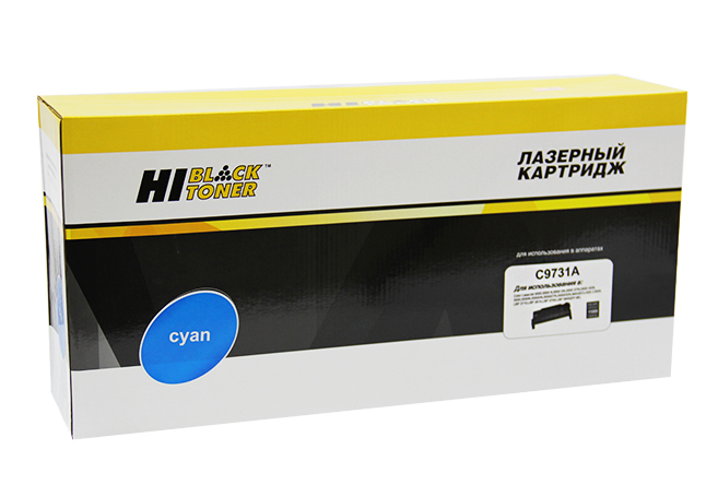 Картридж Hi-Black (HB-C9731A) для HP CLJ 5500/5550, Восстановленный, C, 12K (Hi-Black)