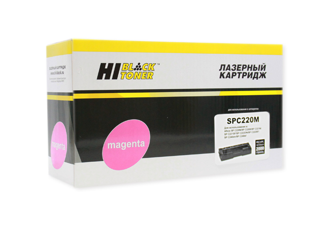 Картридж Hi-Black (HB-SPC220M) для Ricoh Aficio SPC220DN/C221DN/C222SF/C240DN, M, 2K (Hi-Black)