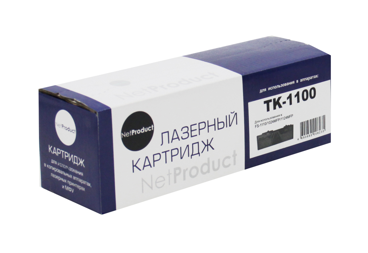 Тонер-картридж NetProduct (N-TK-1100) для Kyocera FS-1024MFP/1124MF/1110, 2,1K (NetProduct)