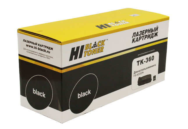 Тонер-картридж Hi-Black (HB-TK-360) для Kyocera FS-4020, 20K (Hi-Black)