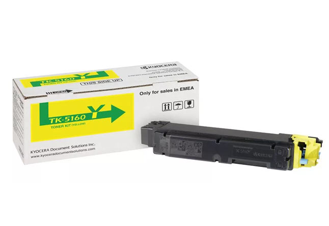 Тонер-картридж TK-5160Y Kyocera P7040 cdn, 12К (O) жёлтый 1T02NTANL0 (Original)