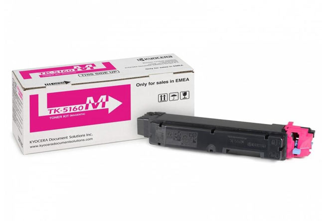 Тонер-картридж TK-5160M Kyocera P7040 cdn, 12К (O) малиновый 1T02NTBNL0 (Original)