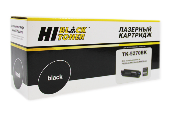 Тонер-картридж Hi-Black (HB-TK-5270BK) для Kyocera M6230cidn/M6630/P6230cdn, Bk, 8K (Hi-Black)