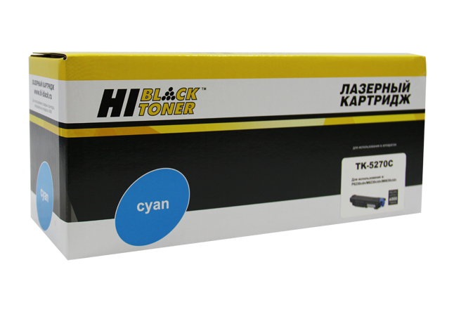 Тонер-картридж Hi-Black (HB-TK-5270C) для Kyocera M6230cidn/M6630/P6230cdn, C, 6K (Hi-Black)