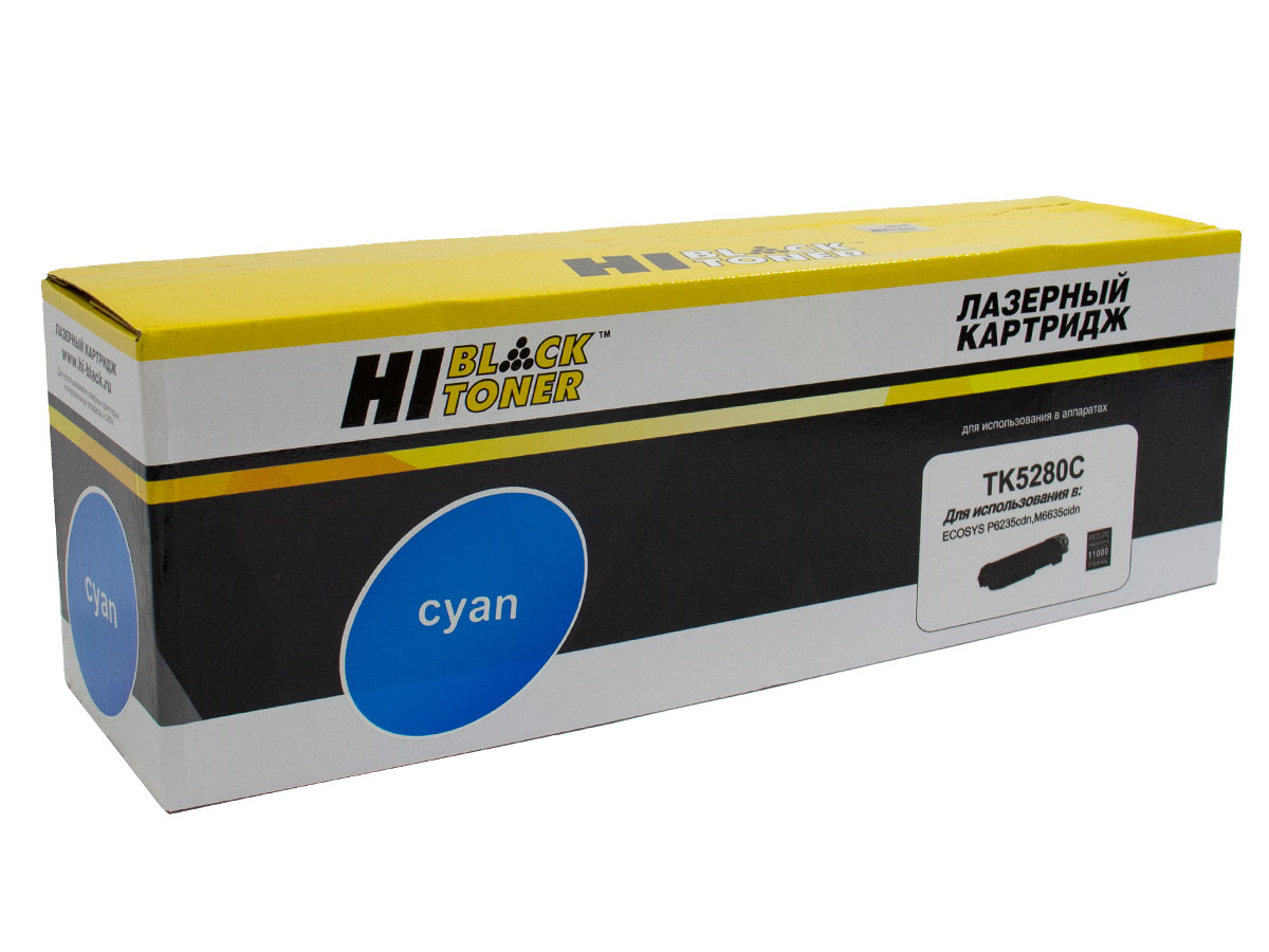 Тонер-картридж Hi-Black (HB-TK-5280C) для Kyocera ECOSYS P6235/M6235/M6635, C, 11K (Hi-Black)