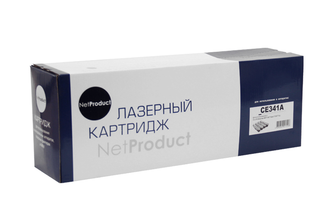 Картридж NetProduct (N-CE341A) для HP CLJ Enterprise MFP M775dn/775f/775z, № 651A, C, 16K (NetProduct)