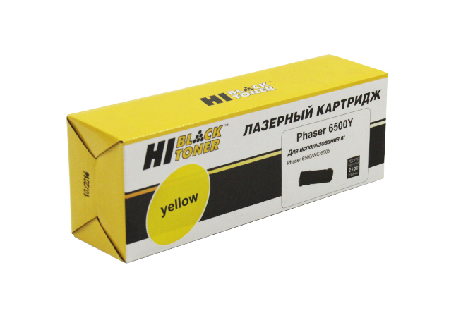 Тонер-картридж Hi-Black (HB-106R01603) для Xerox Phaser 6500/WC 6505, Y, 2,5K (Hi-Black)