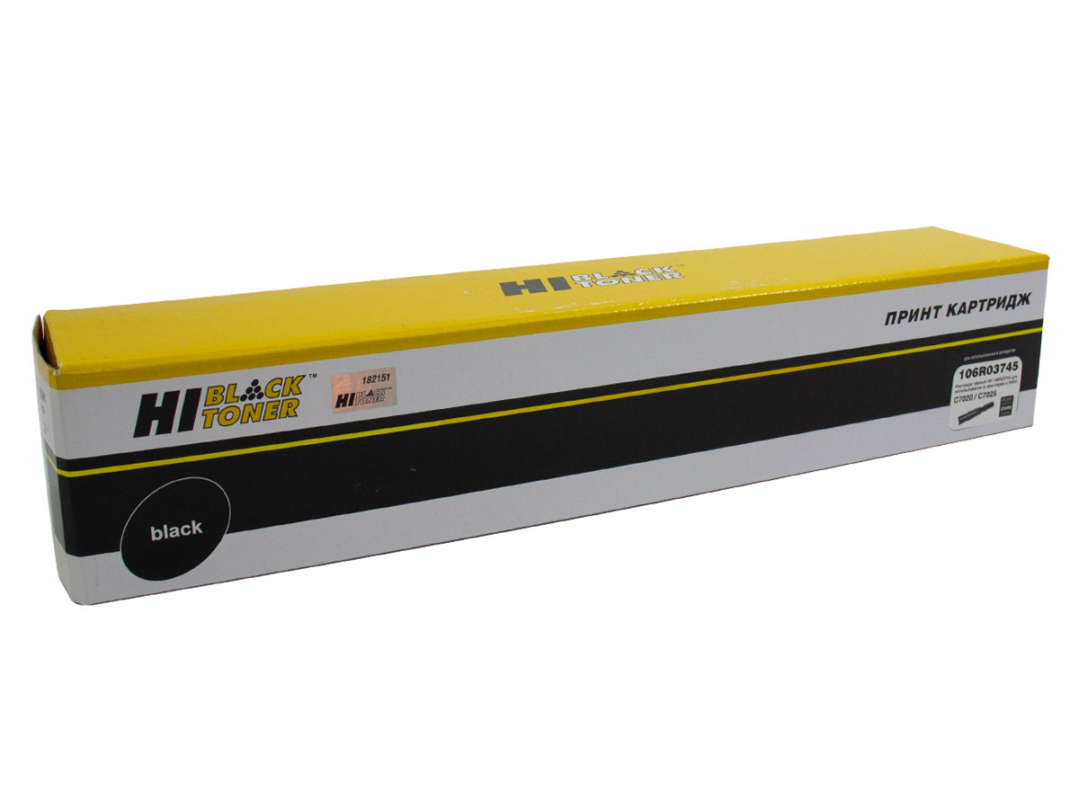 Тонер-картридж Hi-Black (HB-106R03745) для Xerox VersaLink C7020/C7025/C7030, Bk, 23,6K (Hi-Black)