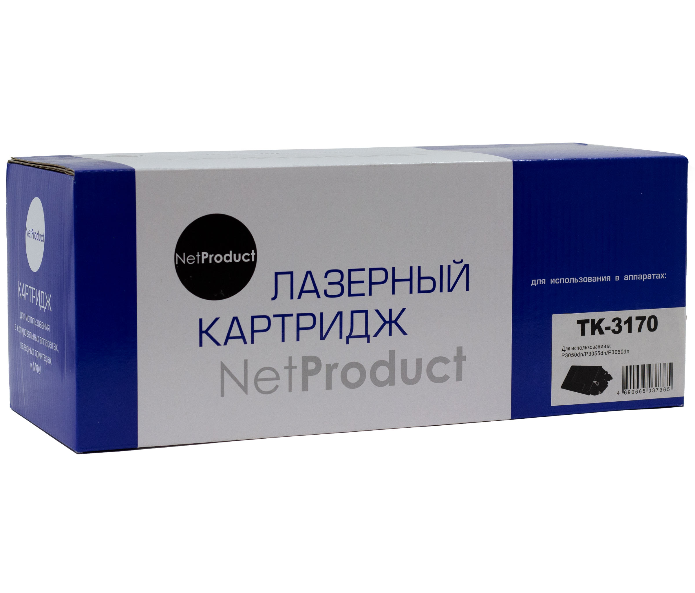 Тонер-картридж NetProduct (N-TK-3170) для Kyocera P3050dn/P3055dn/P3060dn, 15,5K, с/ч (NetProduct)