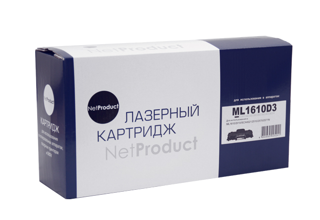 Картридж NetProduct (N-ML-1610D3) для Samsung ML-1610/2010/2015/Xerox Ph 3117/3122, 3K (NetProduct)