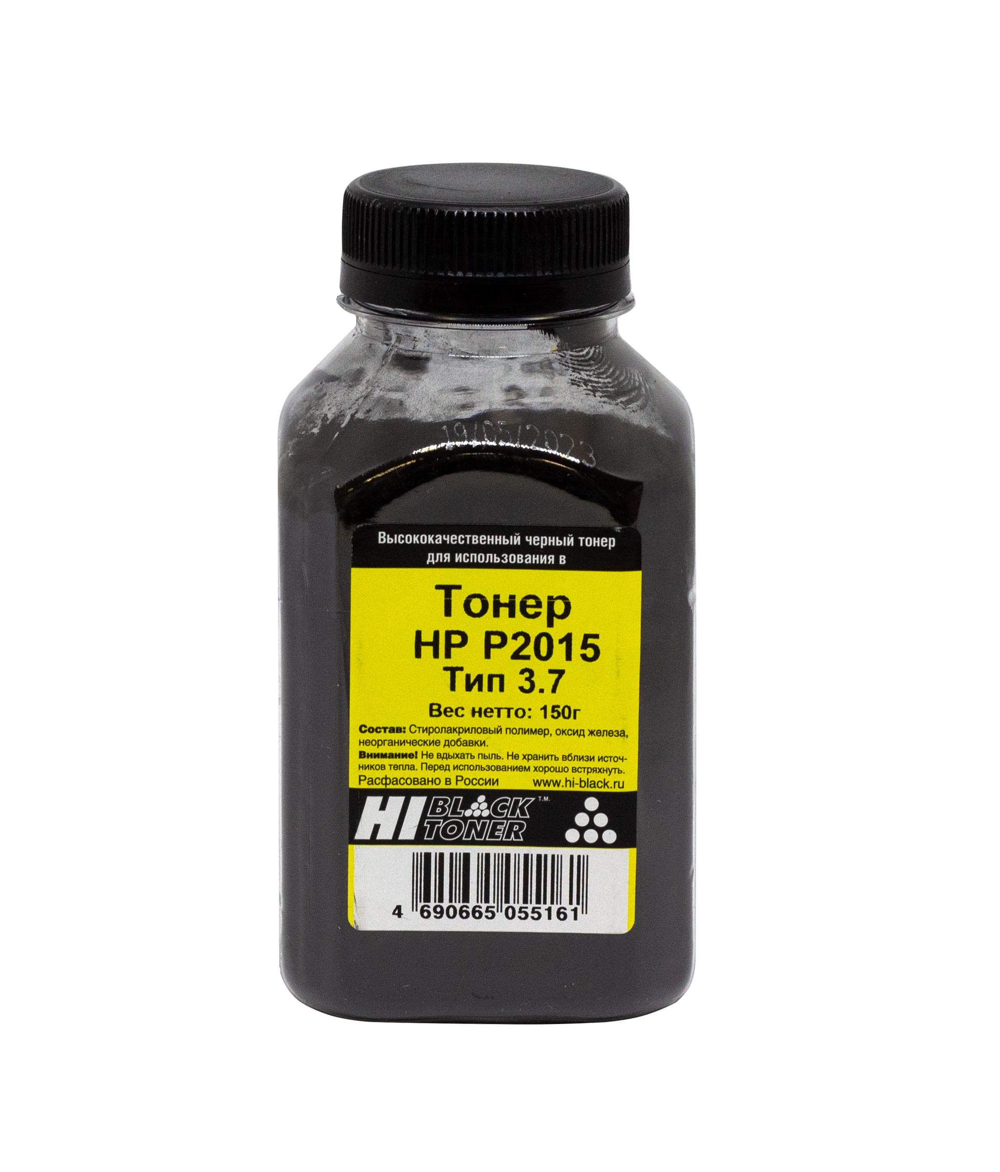 Тонер Hi-Black для HP LJ P2015, Тип 3.7, Bk, 150 г, банка (Hi-Black)