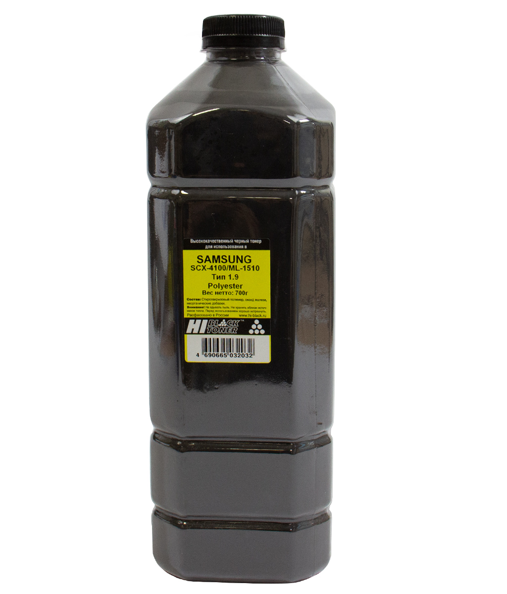 Тонер Hi-Black для Samsung SCX-4100/ML-1510, Polyester, Тип 1.9, Bk, 700 г, канистра (Hi-Black)