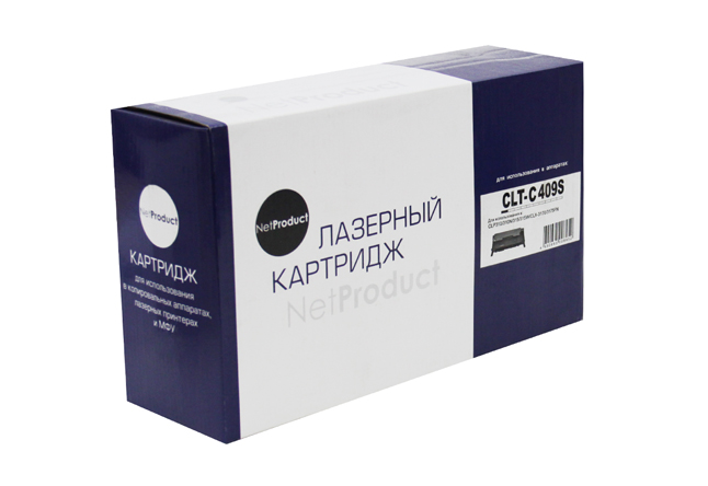 Тонер-картридж NetProduct (N-CLT-C409S) для Samsung CLP-310/315/CLX-3170fn/3175, C, 1K (NetProduct)