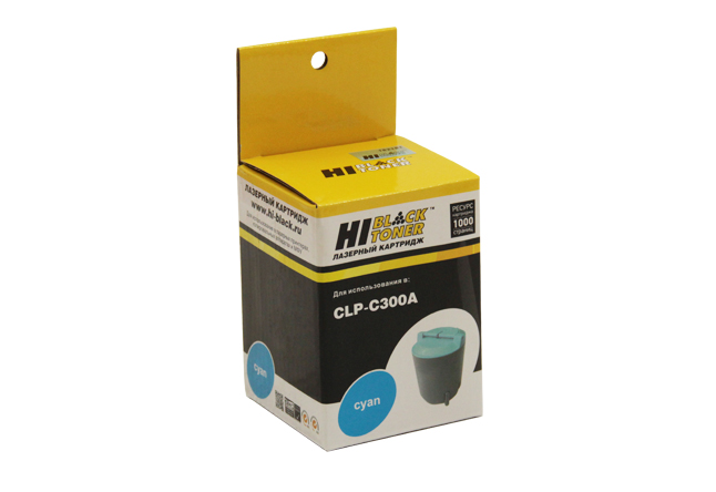 Тонер-картридж Hi-Black (HB-CLP-C300A) для Samsung CLP-300/300N/CLX-2160/N/3160N/FN, C, 1K (Hi-Black)