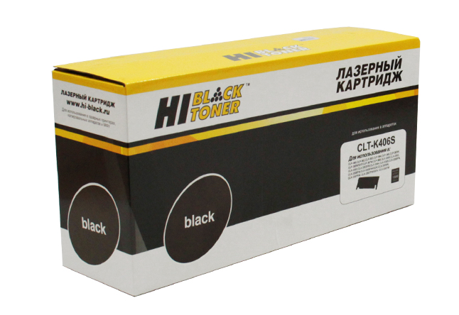 Тонер-картридж Hi-Black (HB-CLT-K406S) для Samsung CLP-360/365/368/CLX-3300/3305, Bk, 1,5K (Hi-Black)