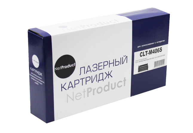 Тонер-картридж NetProduct (N-CLT-M406S) для Samsung CLP-360/365/368/CLX-3300/3305, M, 1K (NetProduct)
