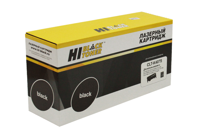 Тонер-картридж Hi-Black (HB-CLT-K407S) для Samsung CLP-320/320n/325/CLX-3185, Bk, 1,5K (Hi-Black)