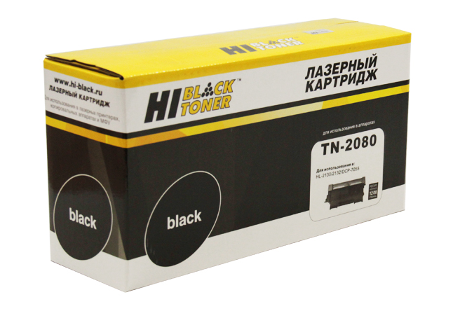 Тонер-картридж Hi-Black (HB-TN-2080) для Brother HL-2130/DCP7055, 1,2K (Hi-Black)