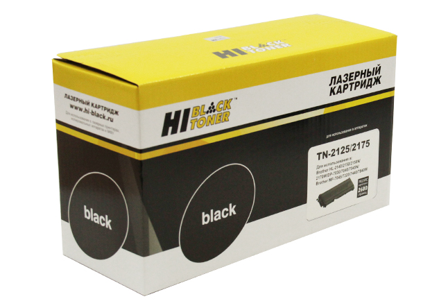 Тонер-картридж Hi-Black (HB-TN-2125/2175) для Brother HL-2140R/2150NR/DCP-7030R, 2,6K (Hi-Black)