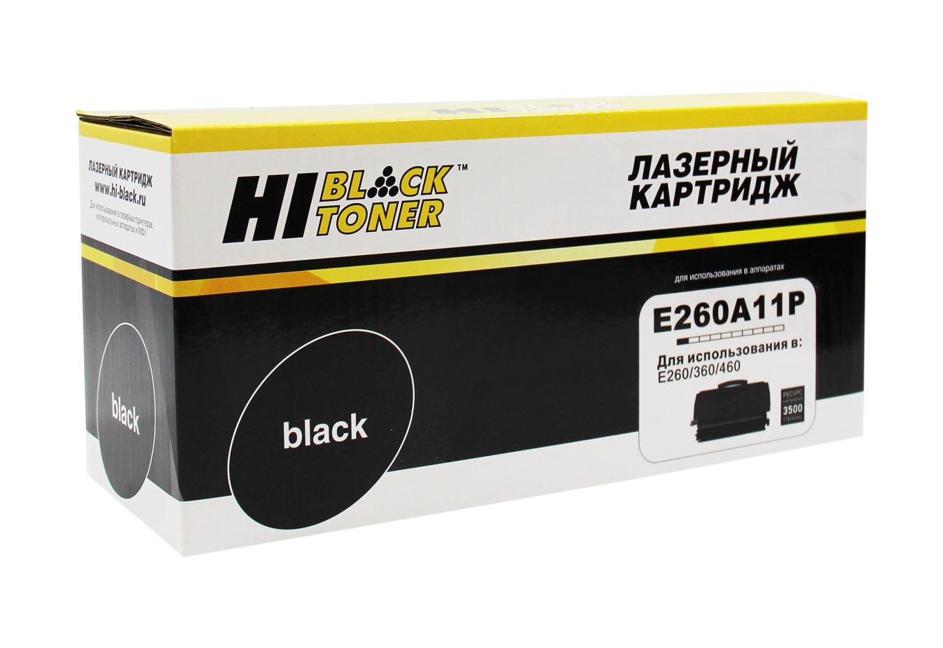 Тонер-картридж Hi-Black (HB-E260A11P) для Lexmark E260/E360/E460, 3,5K (Hi-Black)