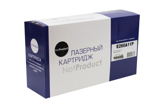 Тонер-картридж NetProduct (N-E260A11P) для Lexmark E260/E360/E460, 3,5K (NetProduct)