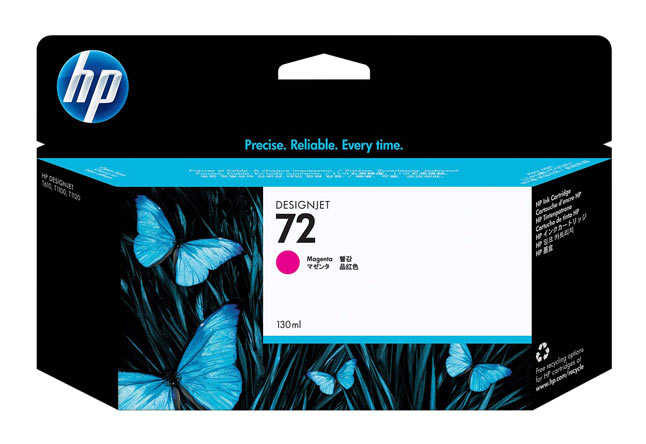 Картридж HP №72 DesignJet T1100/T610 Magenta (130ml) (O) C9372A (Original)