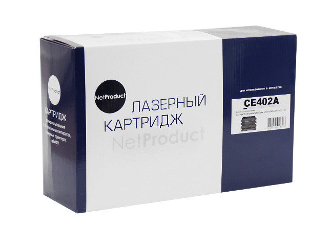 Картридж NetProduct (N-CE402A) для HP LJ Enterprise 500 color M551n/M575dn, Y, 6K (NetProduct)