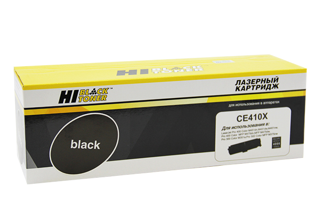 Картридж Hi-Black (HB-CE410X) для HP CLJ Pro300 Color M351/M375/Pro400 M451/M475, Bk, 4K (Hi-Black)