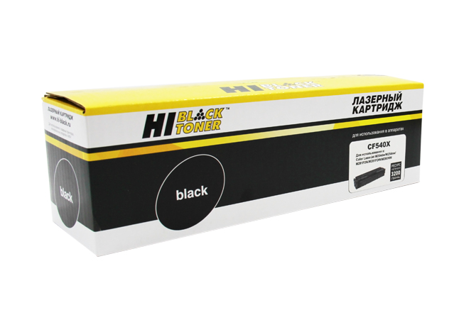 Картридж Hi-Black (HB-CF540X) для HP CLJ Pro M254nw/dw/M280nw/M281fdn/M281fdw, Bk, 3,2K (Hi-Black)