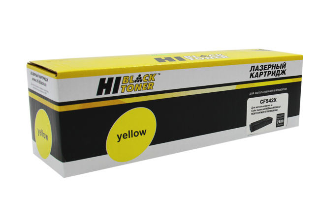 Картридж Hi-Black (HB-CF542X) для HP CLJ Pro M254nw/dw/M280nw/M281fdn/M281fdw, Y, 2,5K (Hi-Black)