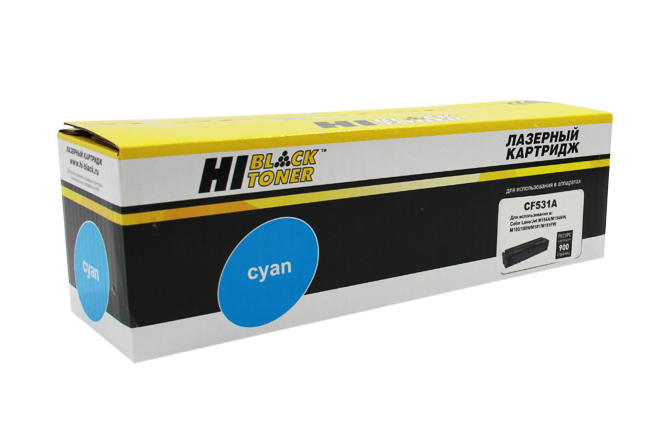 Картридж Hi-Black (HB-CF531A) для HP CLJ Pro M154A/M180n/M181fw, C, 0,9K (Hi-Black)