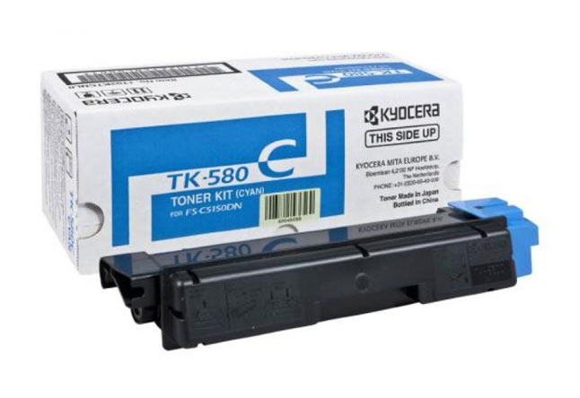 Картридж TK-580C Kyocera FS-C5150DN, 2,8К (O) голубой 1T02KTCNL0 (Original)